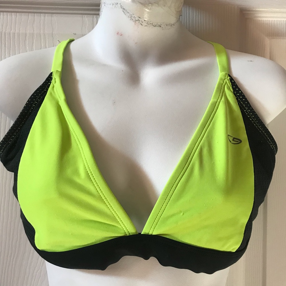 Champion swim top size M black and green